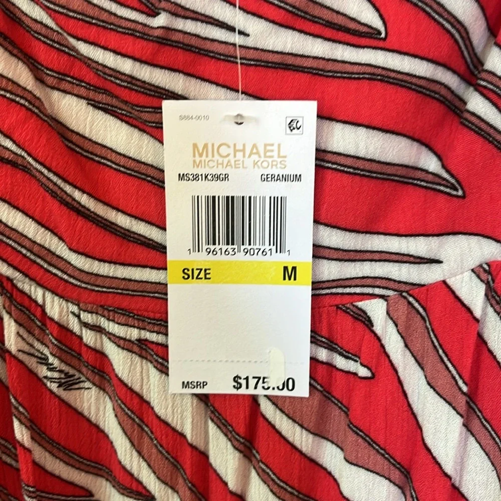 Michael Kors Soft Zebra Midi Dress